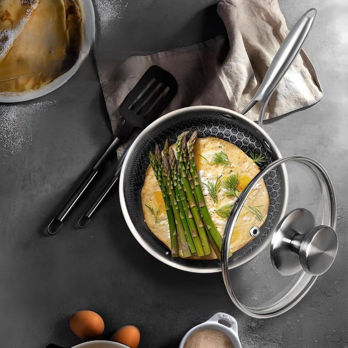 Ковш кухонный с антипригарным покрытием HONEYCOMB A-PLUS 18 см (3060 CS) - фото 3