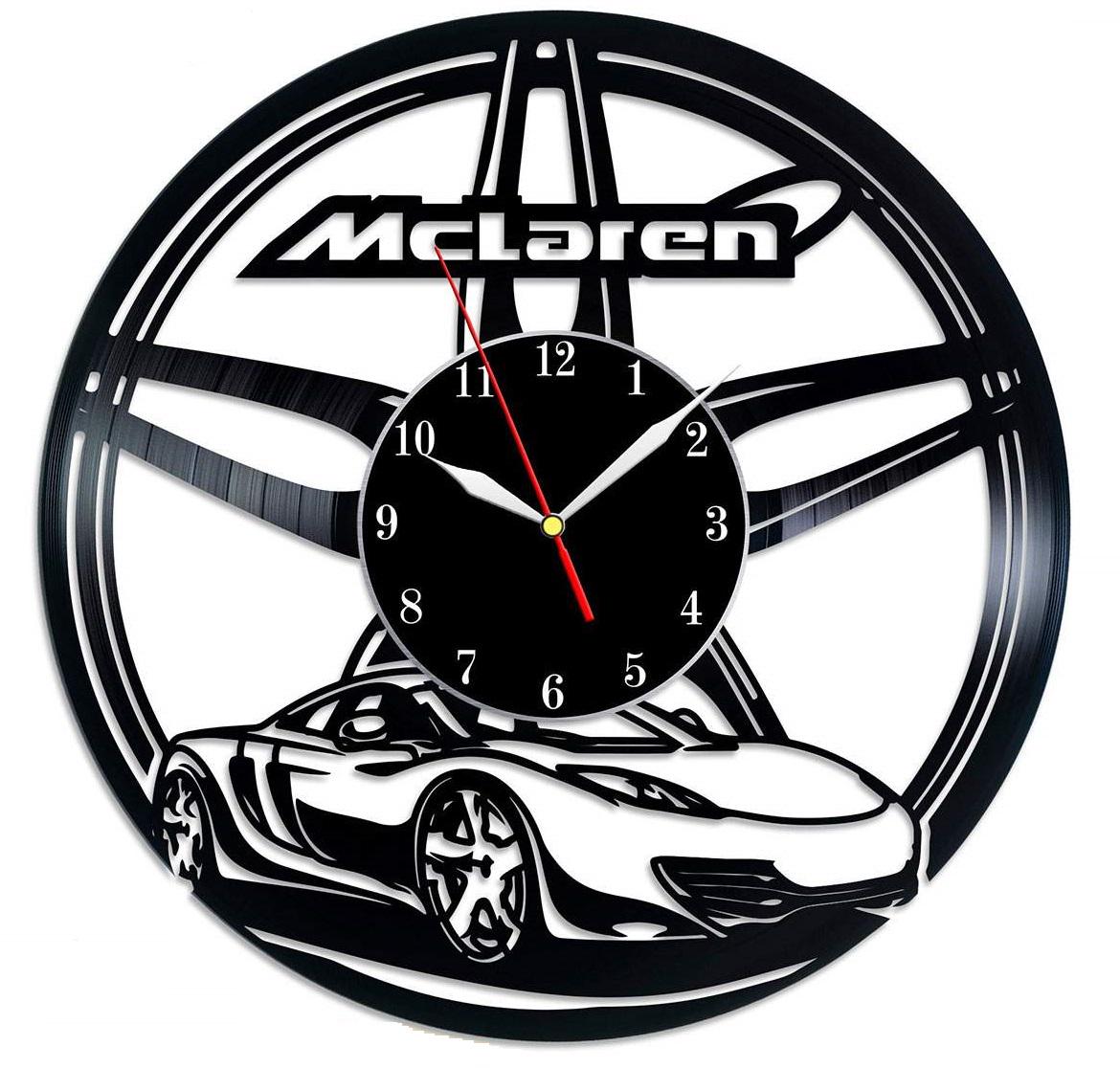 Часы настенные McLaren 1990 из виниловой пластинки