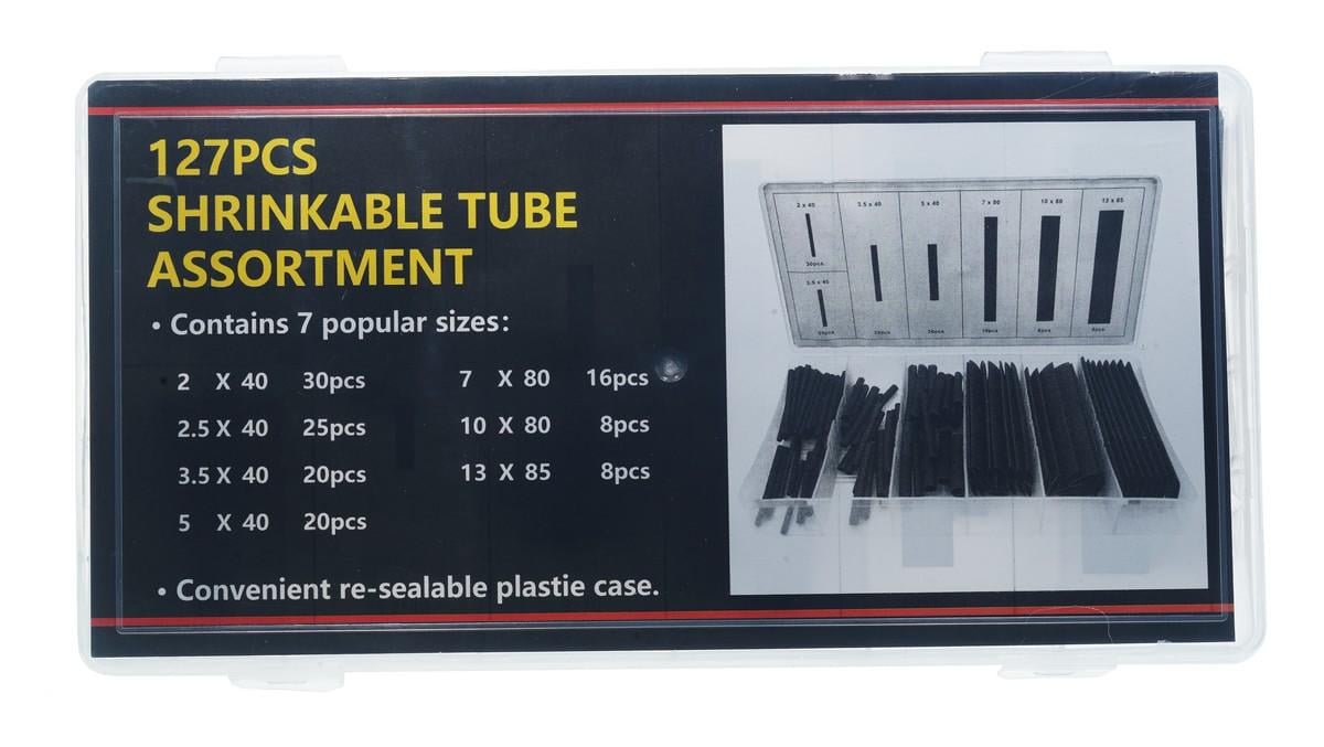 Набір термозбіжних трубок 127 шт. 7 розмірів (rest1849)
