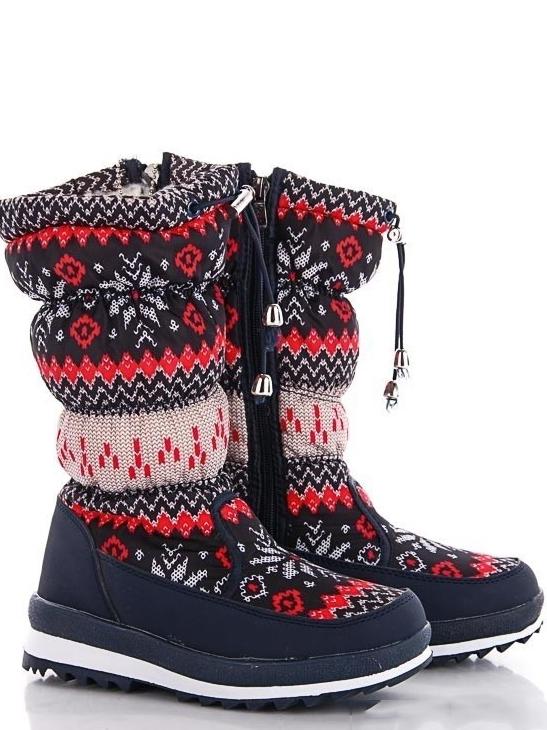 Дутики на шерсти Caroc 561C р. 39 Синий