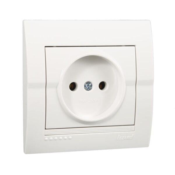 Розетка Lezard Deriy Білий (702-0202-121B)