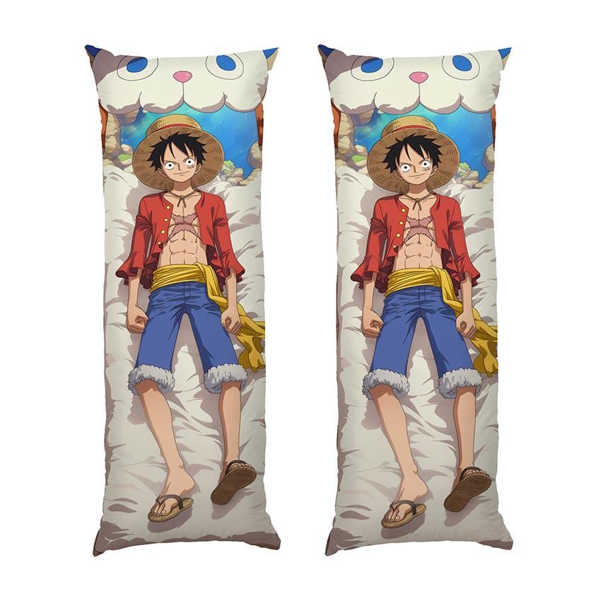 Подушка дакимакура Luffy One Piece габардин 140х45 см