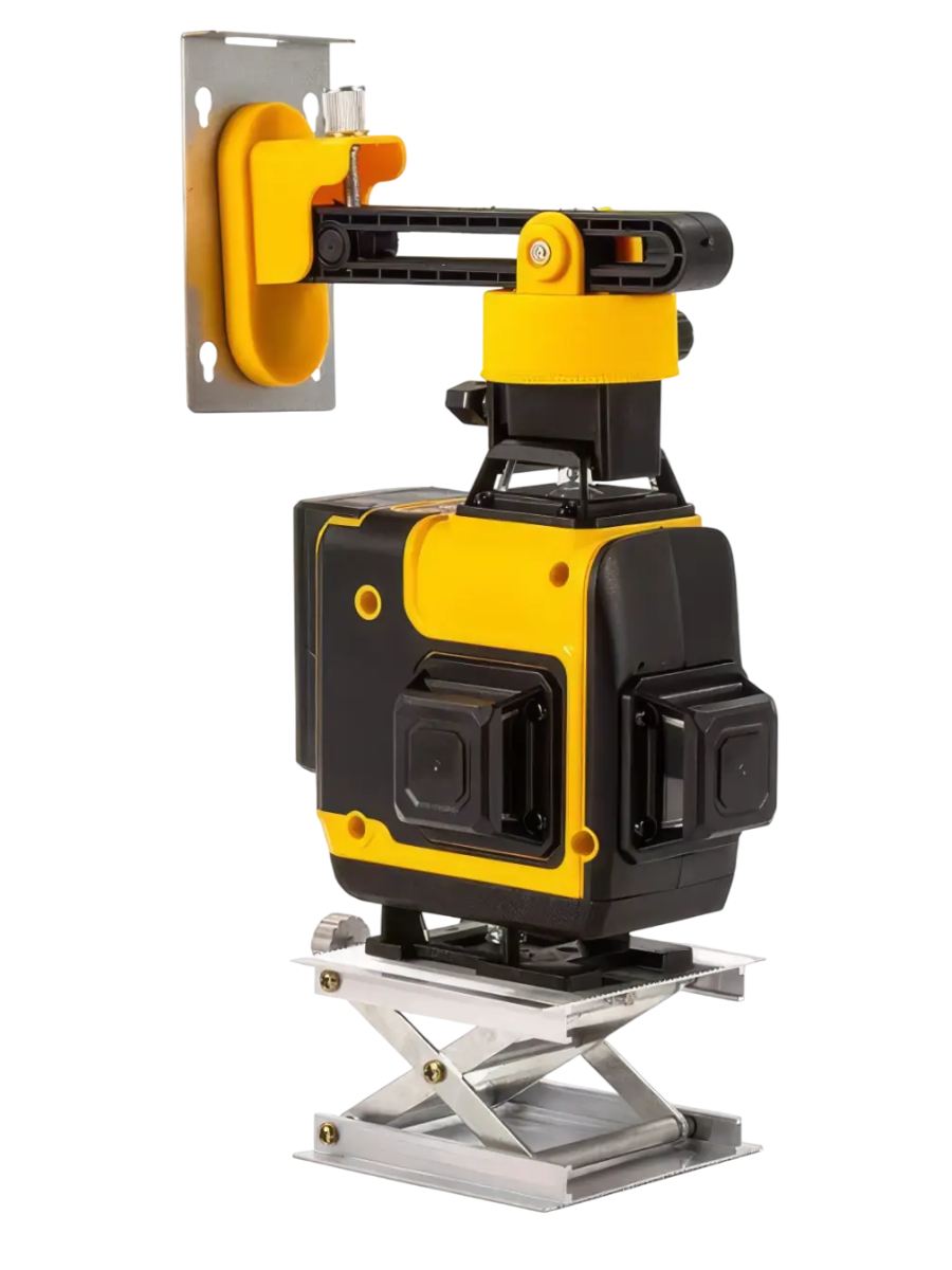 Лазерный нивелир аккумуляторный 3D-4D 3,7V 5AH 16-линейный с зеленым лучом и аксессуарами Желтый (9044972798) - фото 7 Лазерный нивелир аккумуляторный 3D-4D 3,7V 5AH 16-линейный с зеленым лучом и аксессуарами Желтый (9044972798) - фото 7