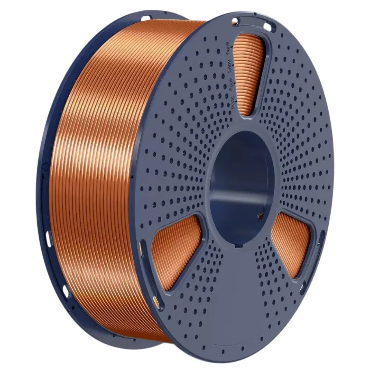 Пластик SUNLU Silk PLA+ 1,75 мм 1 кг медный Red Copper (UA3D121-Copper)