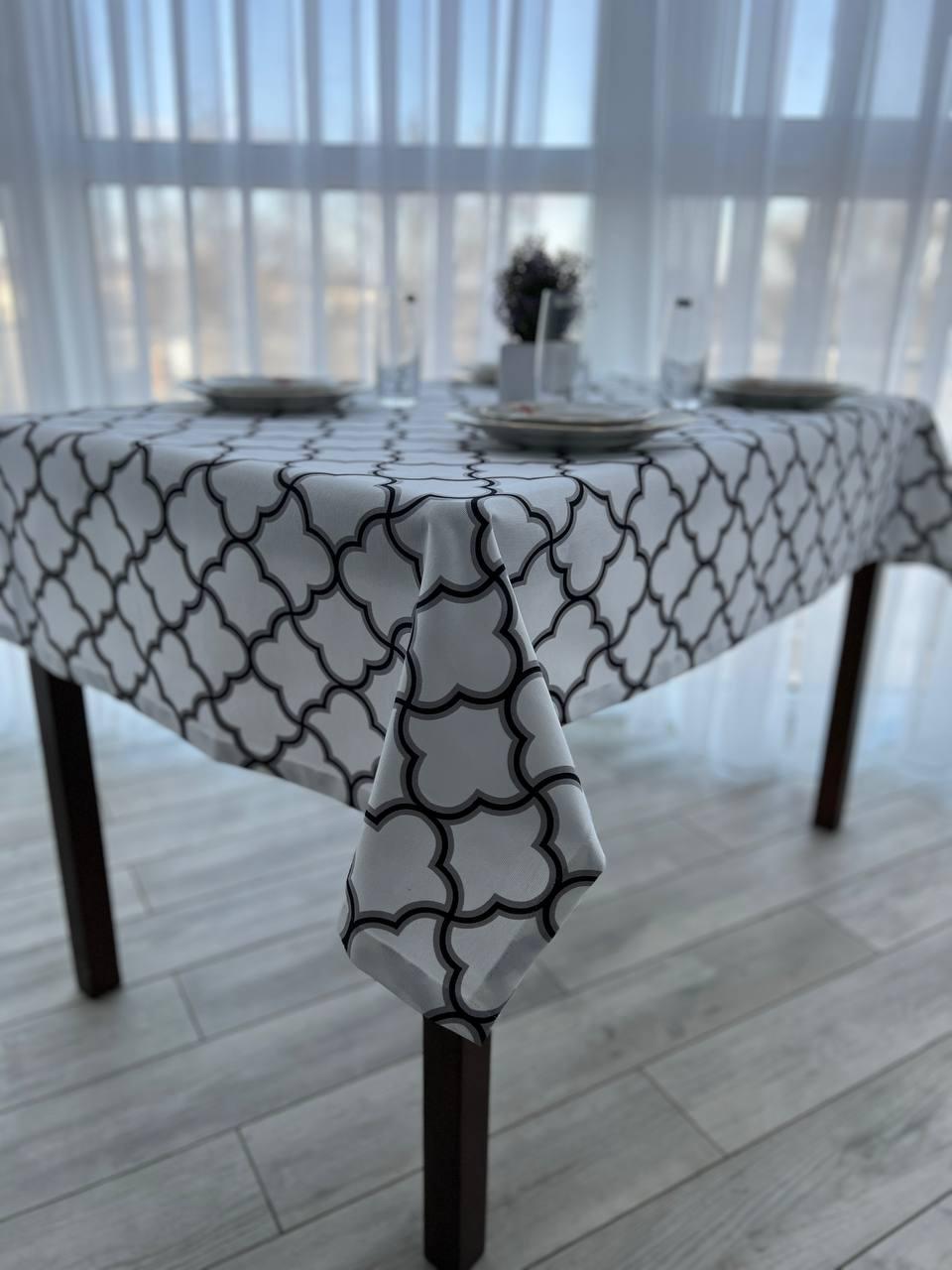 Скатерть водоотталкивающая тефлоновая прямоугольная 220x170 см (300106-p3)