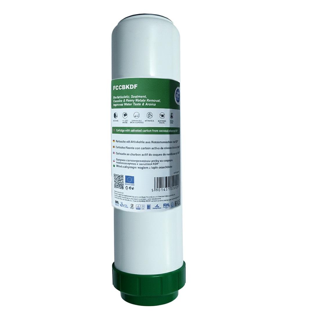 Картридж Aquafilter FCCBKDF з активованим вугіллям та завантаженням KDF (1698805498)