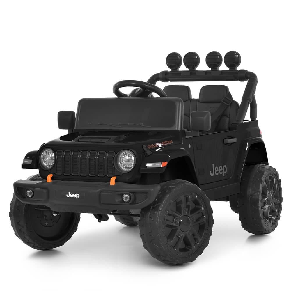 Детский электромобиль Jeep Bambi M 6312EBLR-2 24V Черный (1879993045)
