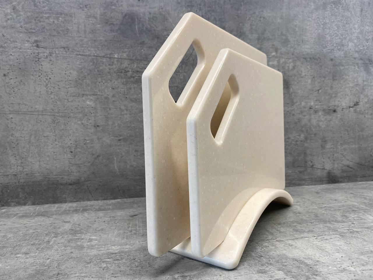 Набор досок кухонных Lightsand из искусственного камня на подставке 2 шт. (226) - фото 3 Набор досок кухонных Lightsand из искусственного камня на подставке 2 шт. (226) - фото 3