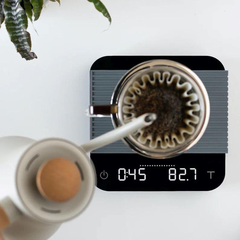 Весы кофейные Felicita Acaia Pearl Pitch с таймером Черный (AP009) - фото 7