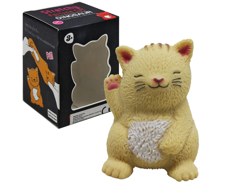 Игрушка-антистресс Сквиши Котик Бежевый (22393)