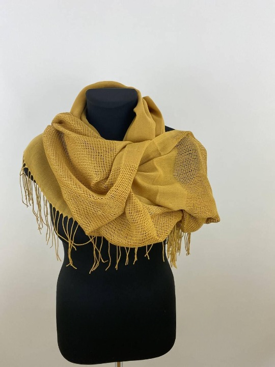 Шарф Желтый (ШарфВоск5)