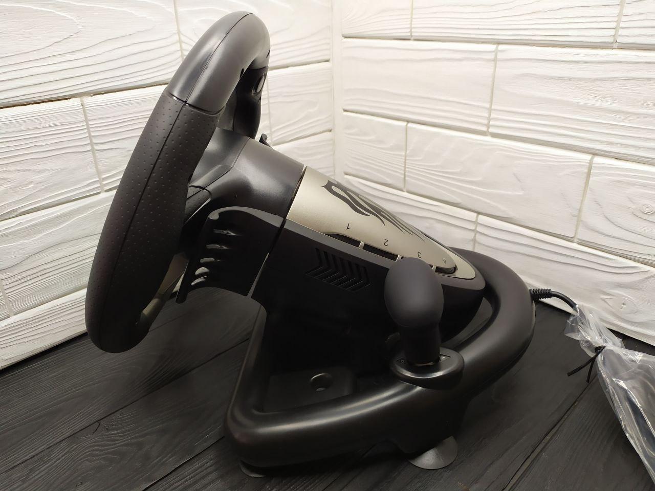 Руль игровой Pxn V3 Pro | Игровой руль с педалями | Игровой руль для компьютера | Джойстик руль для ПК-2060 - фото 10