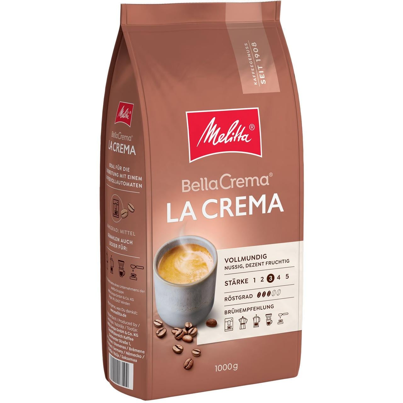 Кофе в зернах Melitta BellaCrema La Crema 1 кг (1752010868) Кофе в зернах Melitta BellaCrema La Crema 1 кг (1752010868)