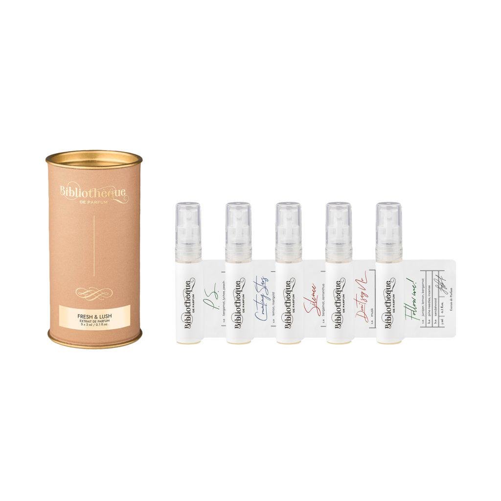 Набір мініатюр парфумованої води Bibliotheque de Parfum Discovery Set Fresh & Lush 5 шт. 3 мл (УН000031966)