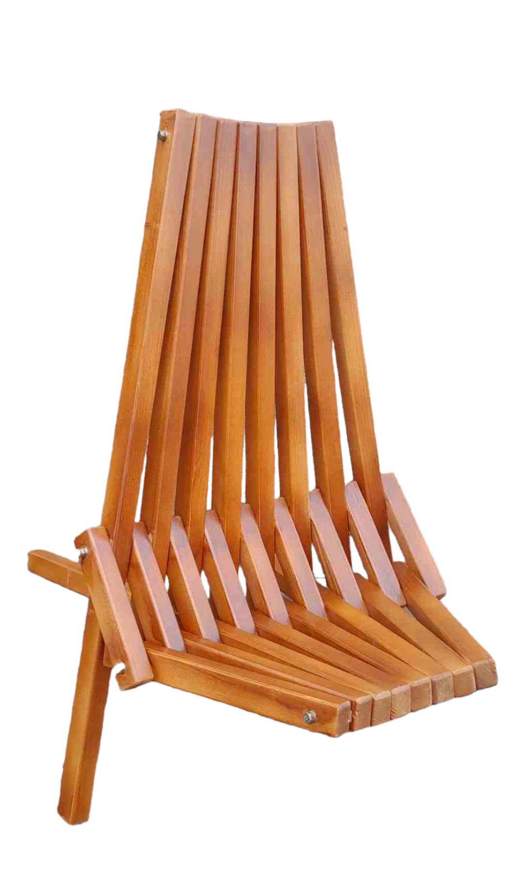 Шезлонг складной (кресло) деревянный, МС-12