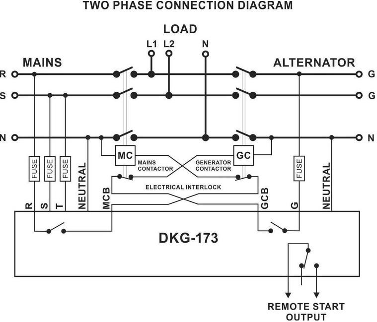 Контролер автоматичного введення резерву DATAKOM DKG-173 - фото 5