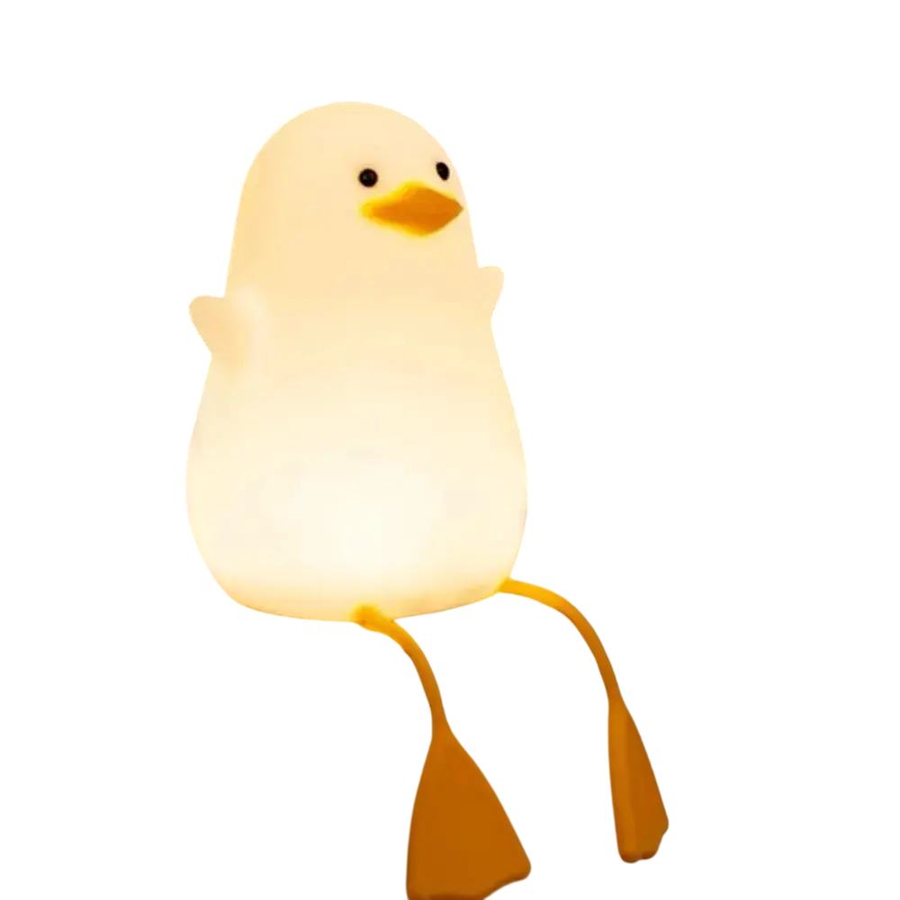 Нічник Мультяшна качка з таймером 9,5х8,5х13 см