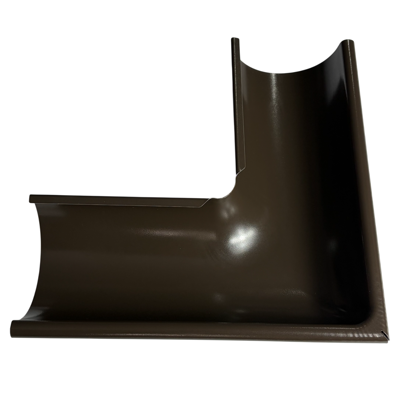 Угол желоба внешний 90 Alpine 125/90 мм RAL 8019 Темно-коричневый (010067)