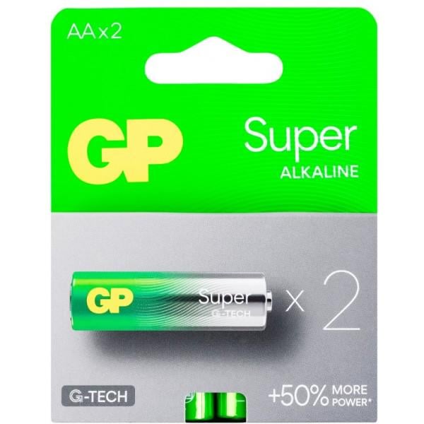 Батарейка GP AA LR6 Super Alkaline 15A-UR5 2 шт.