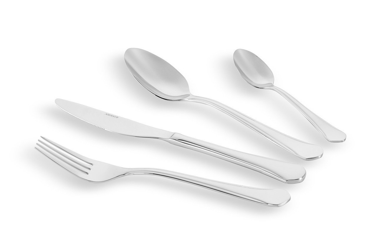 Набор столовых приборов Ardesto Black Mars York 24 пр. (AR0724YS)