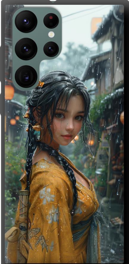 Чехол на Samsung Galaxy S22 Ultra Anime-girl (6133b-2500-42517)