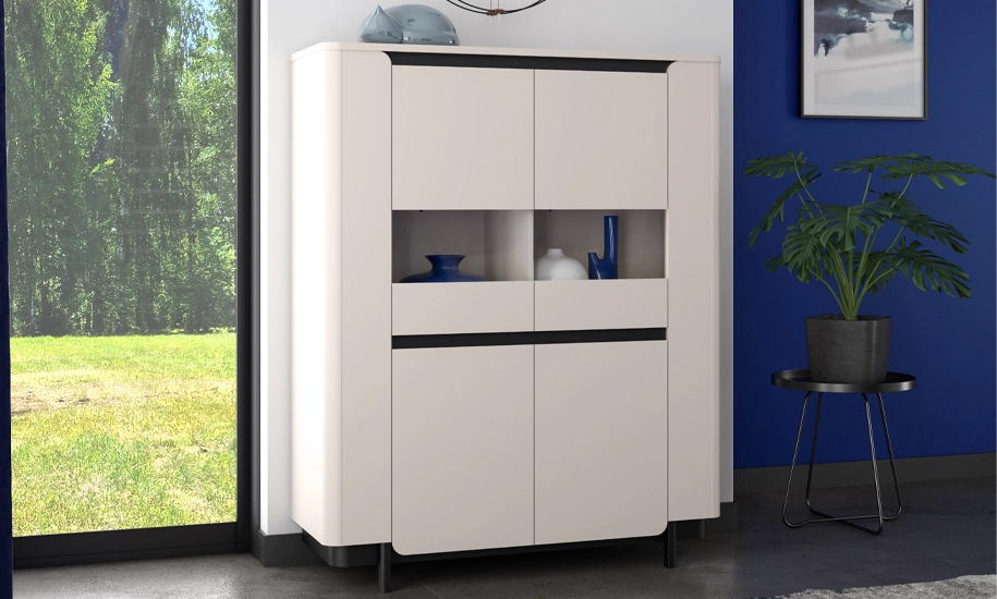 Вітрина низька Forte Meble 4д Vodol VXLV621 (2147483669) - фото 7 Вітрина низька Forte Meble 4д Vodol VXLV621 (2147483669) - фото 7