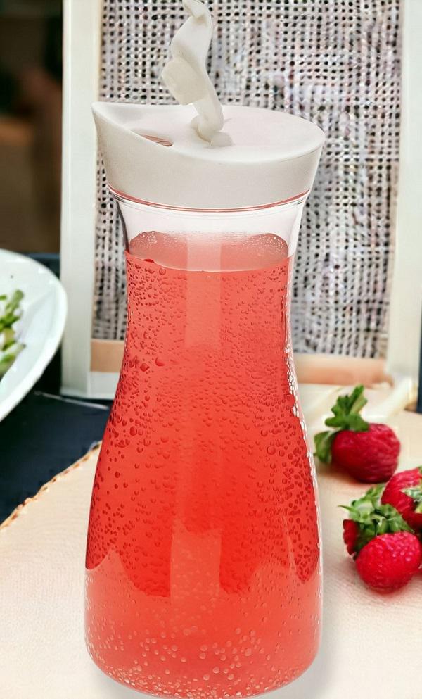 Кувшин One Chef из поликарбоната с крышкой небьющийся 600 мл h 20 см d 8,5 см Прозрачный (47502) - фото 2 Кувшин One Chef из поликарбоната с крышкой небьющийся 600 мл h 20 см d 8,5 см Прозрачный (47502) - фото 2