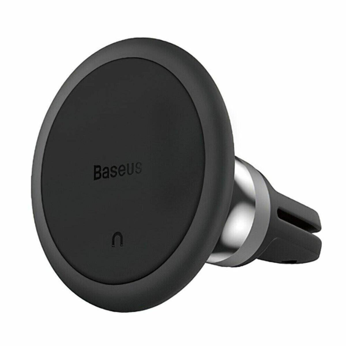 Автотримач BASEUS Magnetic Air Vent Car Mount Holder на дефлектор Black (SUCC000101)