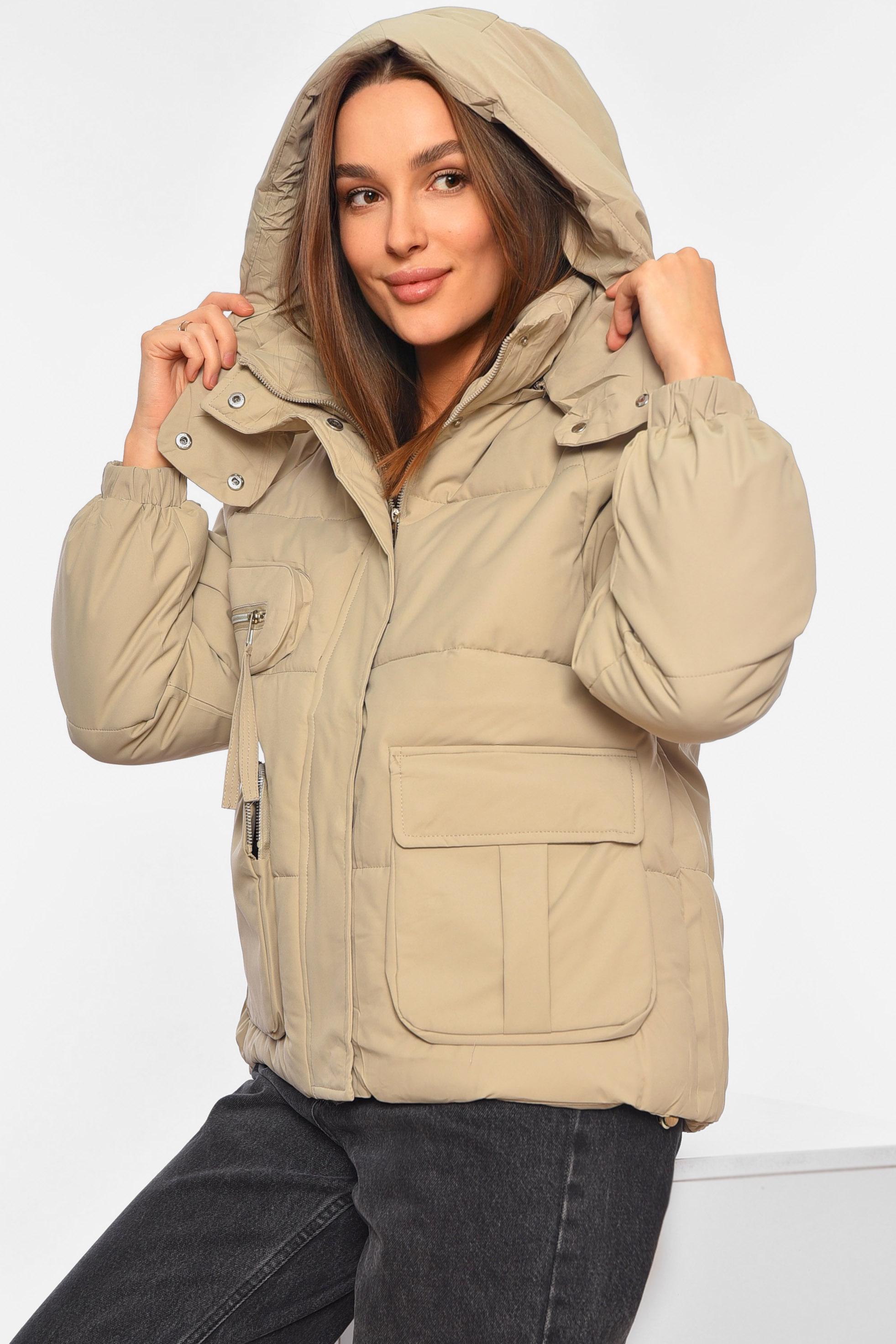 Куртка жіноча єврозима L Бежевий (195115) Куртка жіноча єврозима L Бежевий (195115)