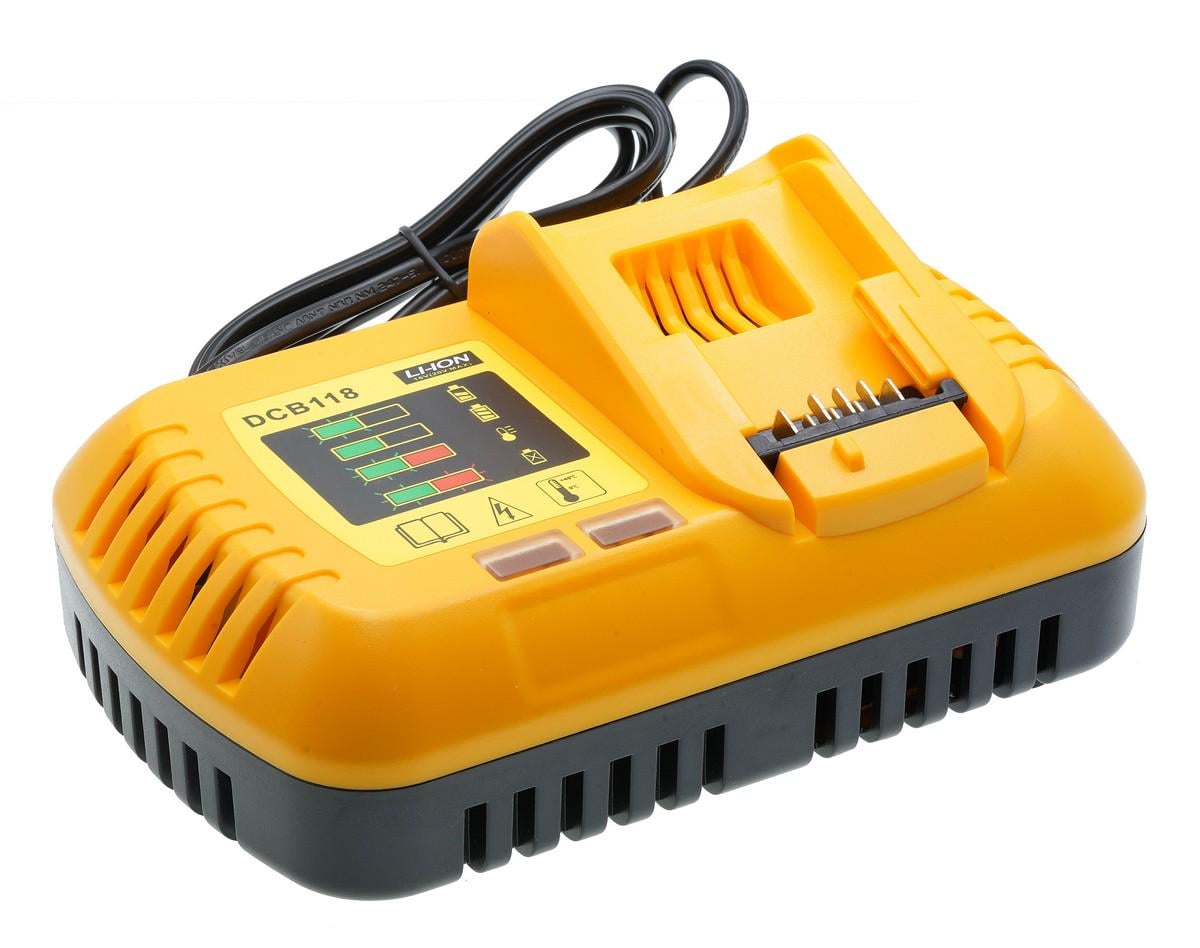 Зарядное устройство DW DCB118 для Li-Ion аккумуляторов 18В (шур955) Зарядное устройство DW DCB118 для Li-Ion аккумуляторов 18В (шур955)