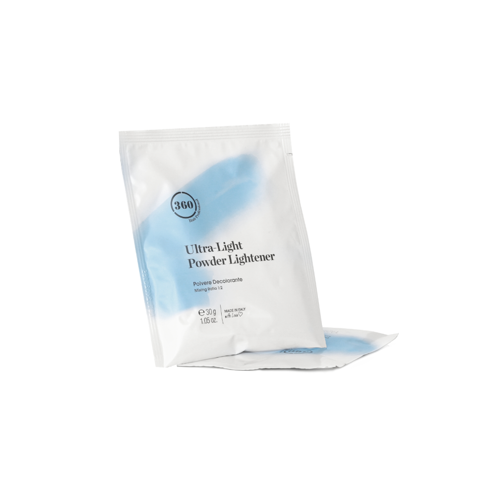 Пудра освітлююча антижовта для волосся 360 Ultra-Light Powder Lightener саше 30 мл Пудра освітлююча антижовта для волосся 360 Ultra-Light Powder Lightener саше 30 мл