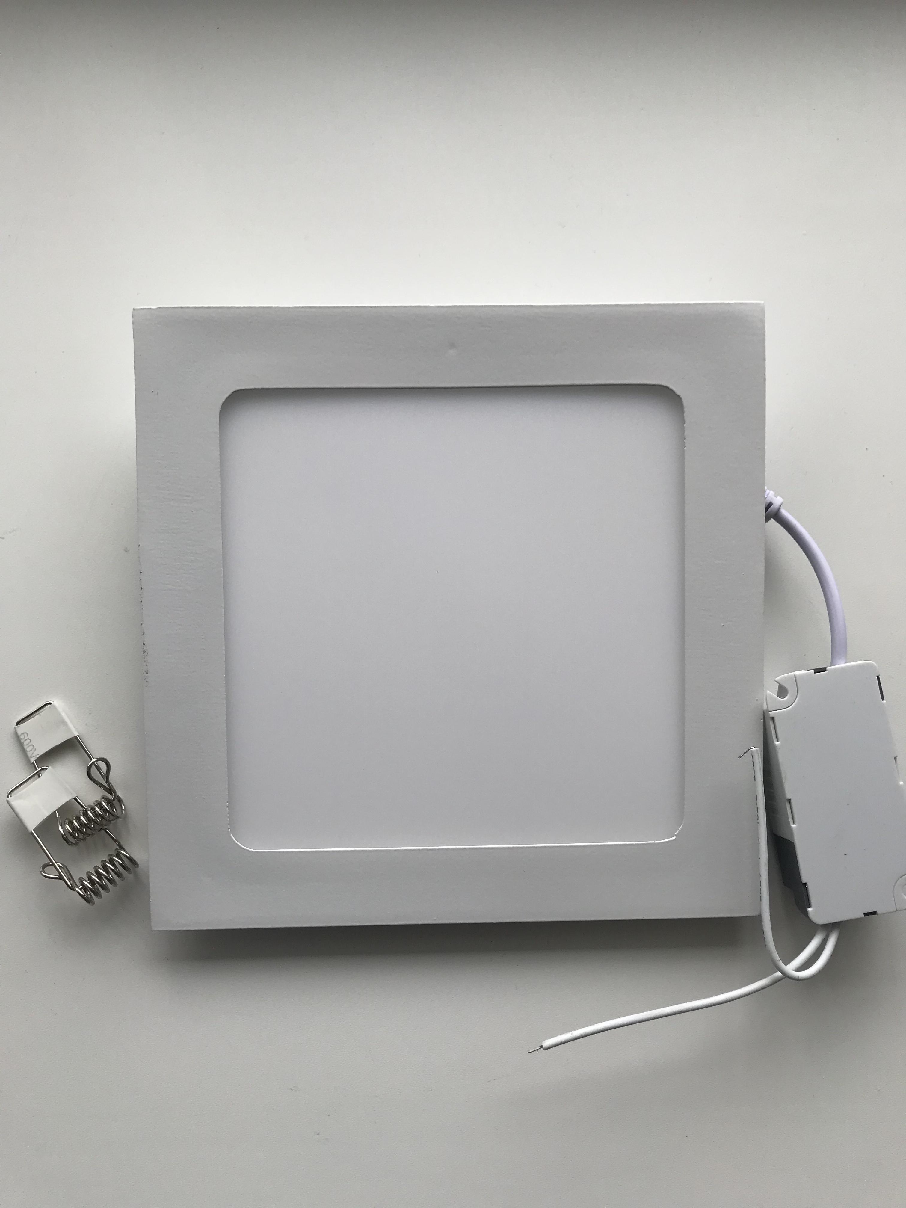 Світильник світлодіодний врізний квадрат Ledex 12 Вт 4000K Білий колір (102212) - фото 2 Світильник світлодіодний врізний квадрат Ledex 12 Вт 4000K Білий колір (102212) - фото 2