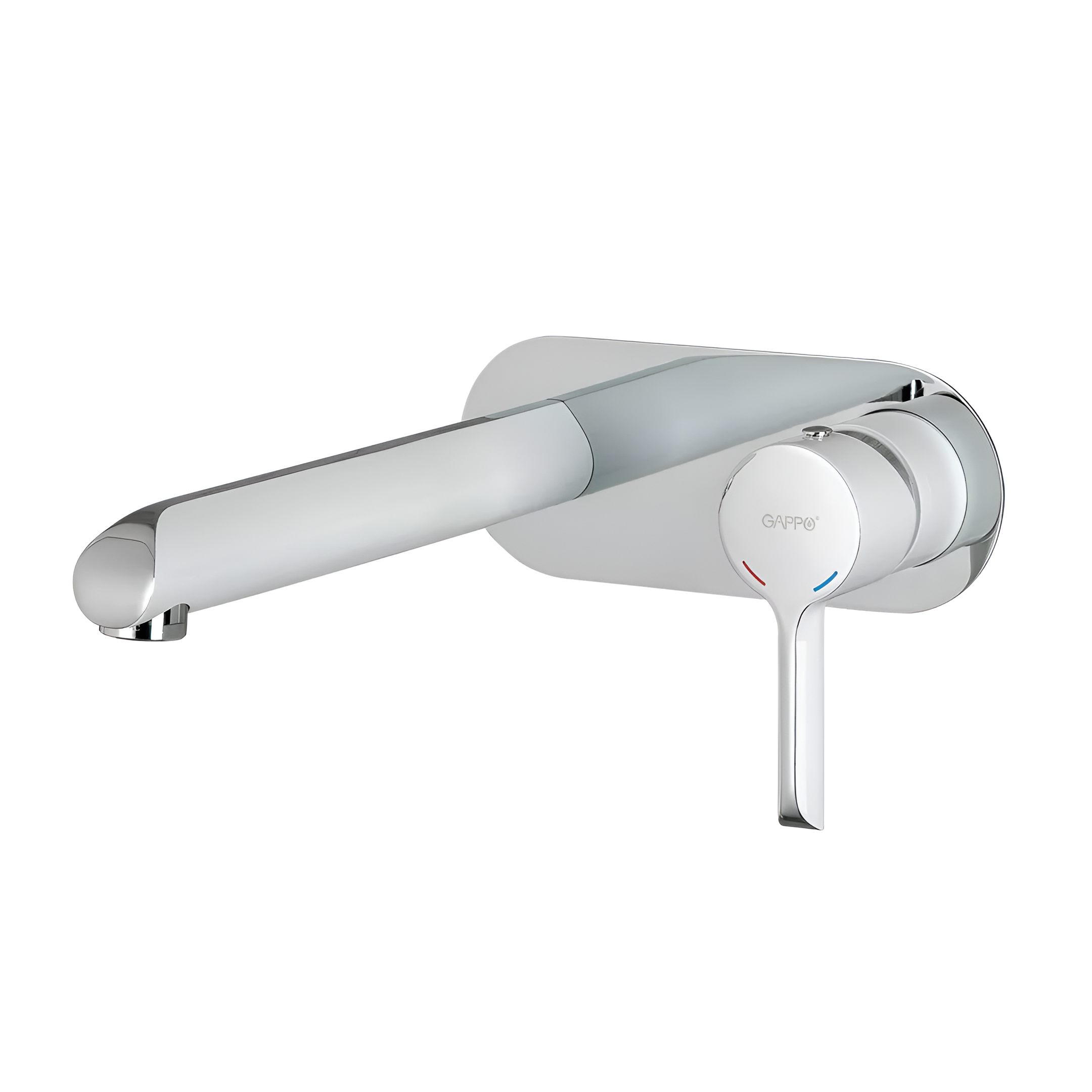 Смеситель для раковины встраиваемый Gappo G1003-28 Белый/Хром (SQ-1044857)