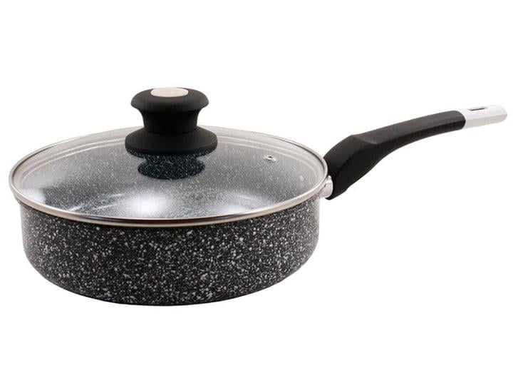 Сковорода глубокая со стеклянной крышкой ZAUBERG 24 см (324-FD)