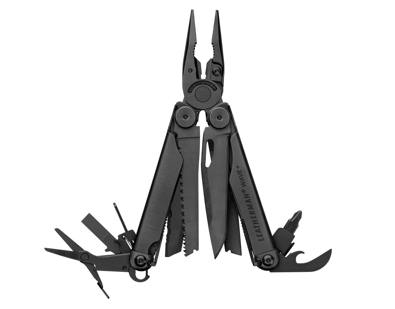 Мультитул Leatherman Wave Plus 18 инструментов с чехлом Black (832526)