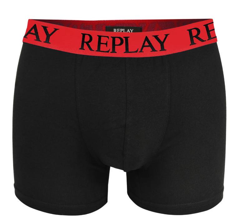 Трусы боксеры мужские анатомические Replay 2 шт. XL Черный/Красный (102573789) - фото 4 Трусы боксеры мужские анатомические Replay 2 шт. XL Черный/Красный (102573789) - фото 4
