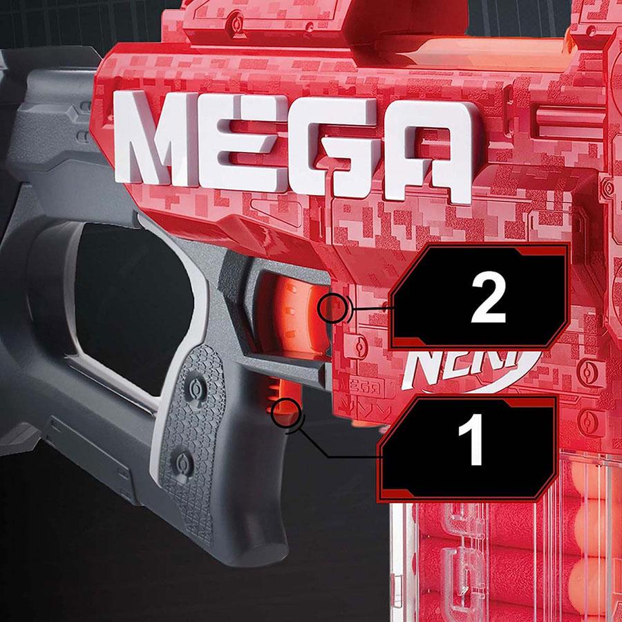 Бластер Nerf Mega Motostryke (E6473) - фото 5 Бластер Nerf Mega Motostryke (E6473) - фото 5
