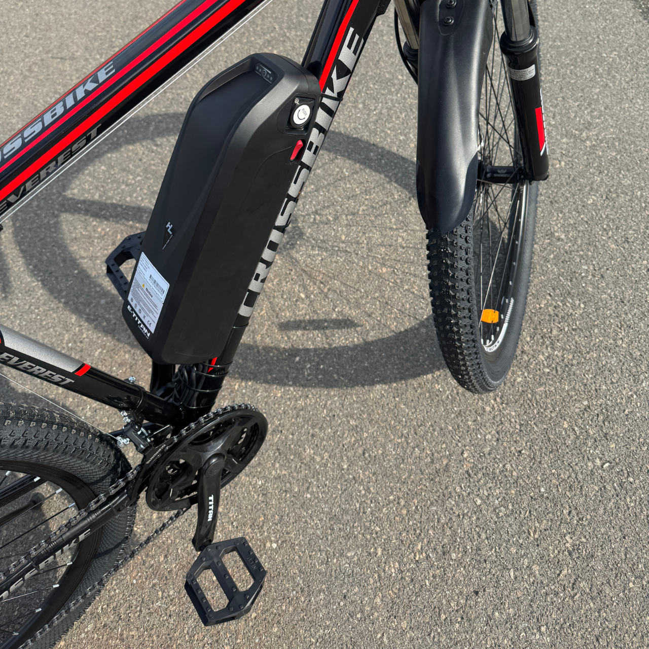 Велосипед з Е-комплектом Crossbike Everest 2025 29" 48 В 500 Вт MXSUS 10 Ah/до 35 км запас ходу - фото 5