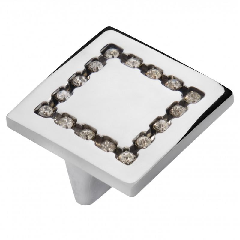 Ручка кнопка OZKM Mimoza 5320-06 32 мм Хром