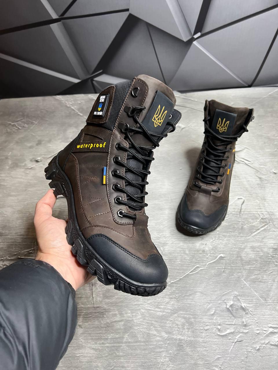 Берці зимові чоловічі з хутром р. 45 Brown - фото 6 Берці зимові чоловічі з хутром р. 45 Brown - фото 6