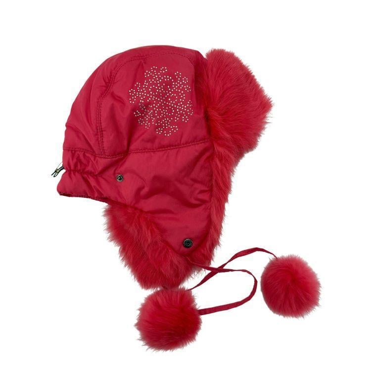Шапка Fiona P-003 кролик 56-58 см Кораловий (32539911)