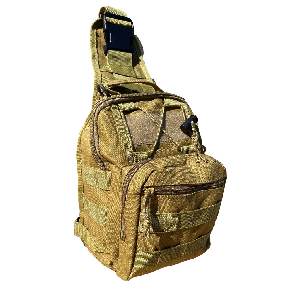 Рюкзак Backpack на плечо 10 л 28х10х20 см Koyot Рюкзак Backpack на плечо 10 л 28х10х20 см Koyot