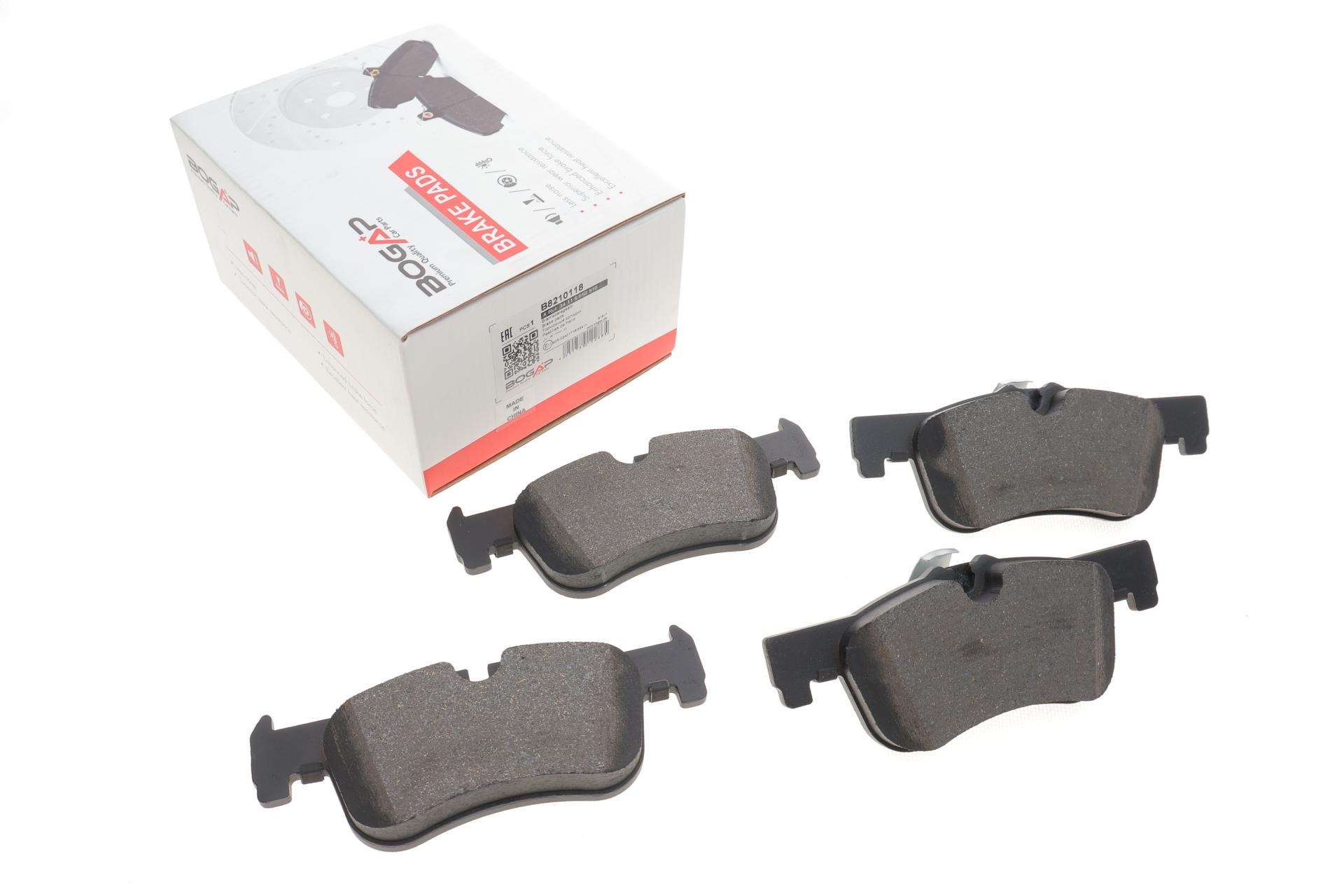 Тормозные колодки передние BOGAP для BMW 1 F20/F21 11-/2 F22/F23/F87 14- B38/B47/N13/N47 (B8210118)
