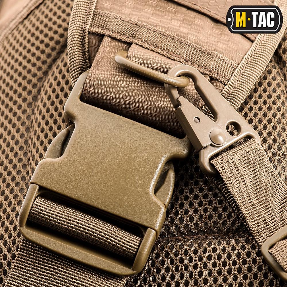 Сумка тактическая через плечо M-TAC Urban Line City Hunter Hexagon Bag Coyote (9158) - фото 6 Сумка тактическая через плечо M-TAC Urban Line City Hunter Hexagon Bag Coyote (9158) - фото 6