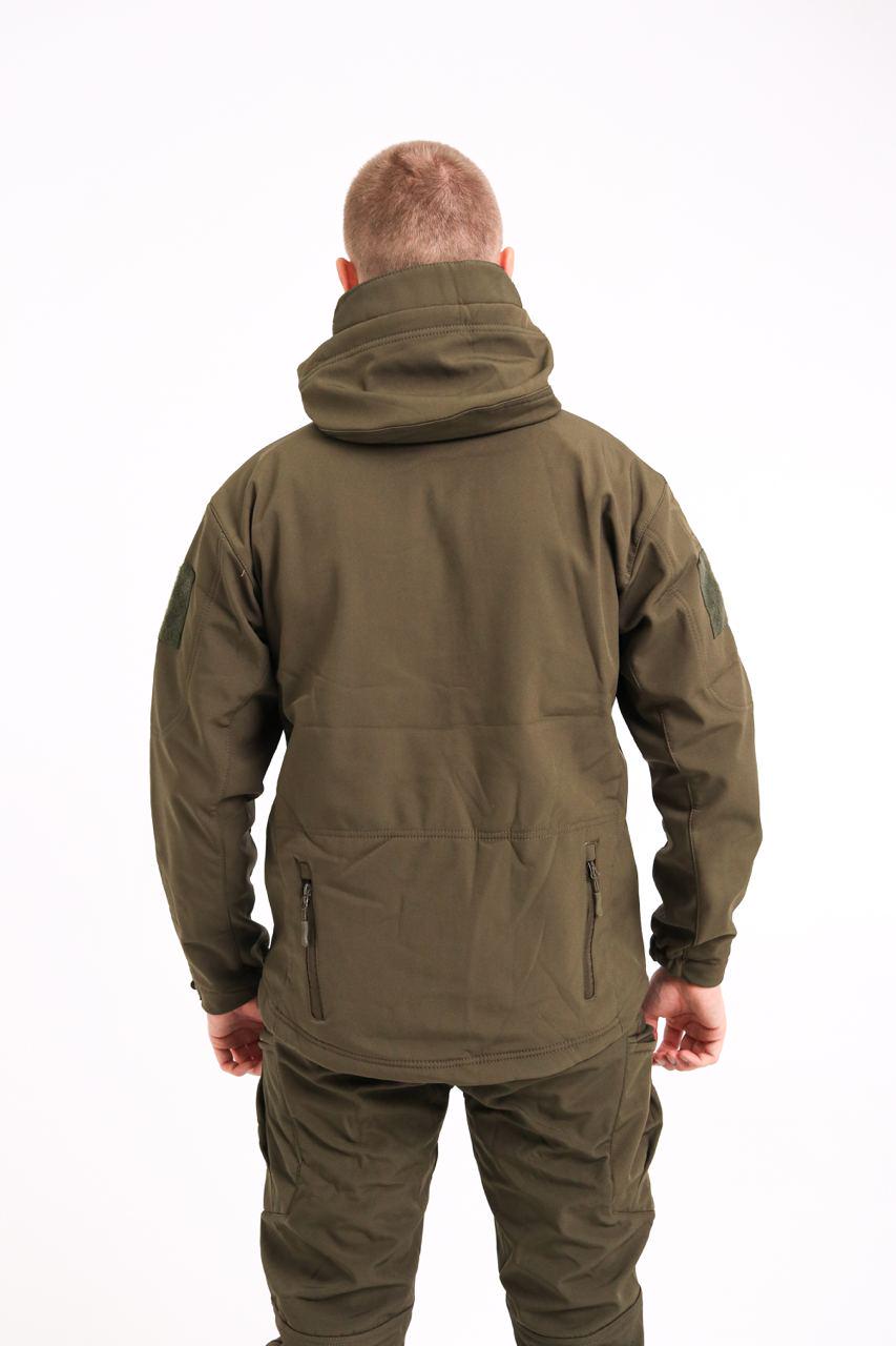 Куртка армійська Soft Shell демісезонна 2XL Олива (13124545) - фото 2