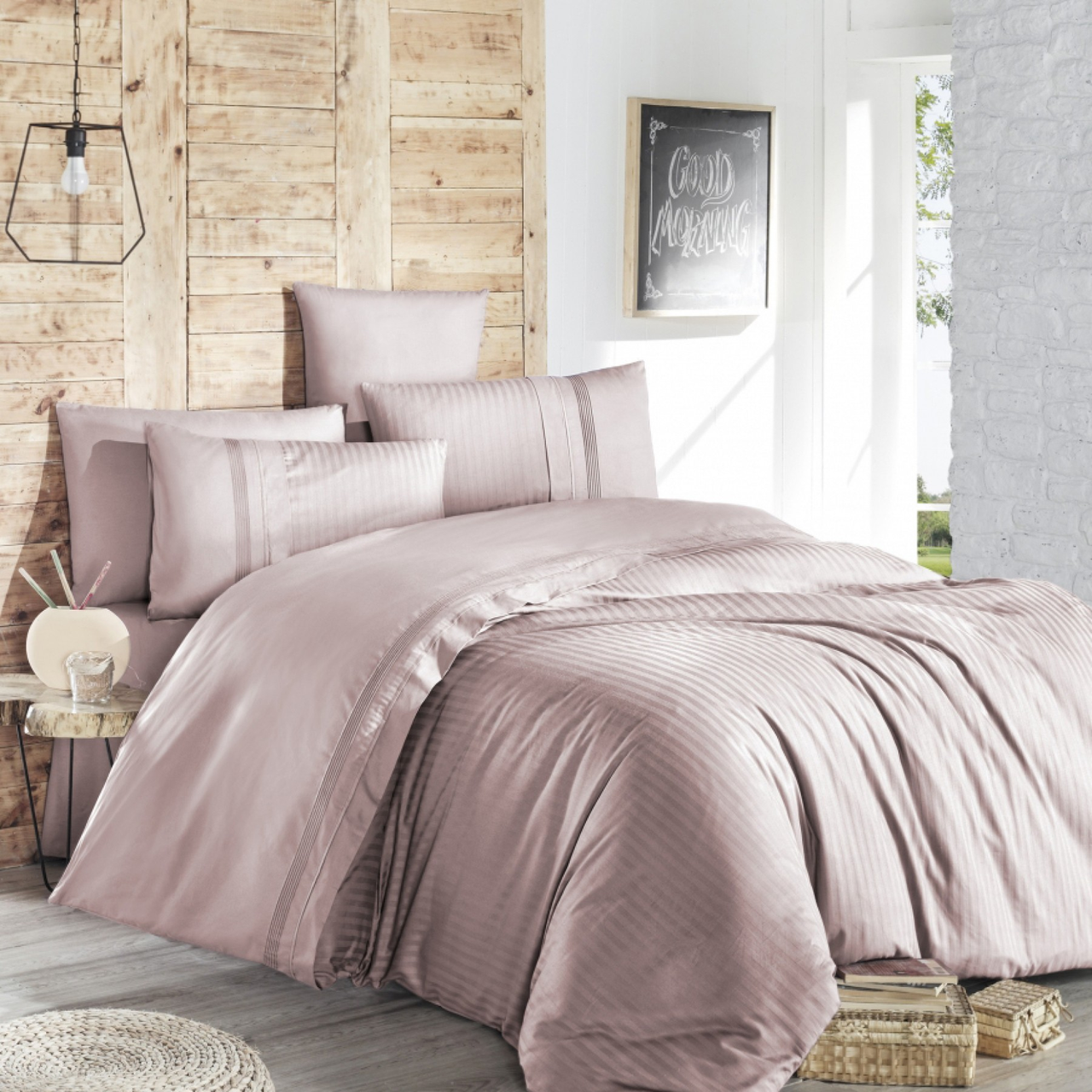 Постельное белье First Choice Deluxe Gala powder ранфорс евро Розовый (14056407) Постельное белье First Choice Deluxe Gala powder ранфорс евро Розовый (14056407)