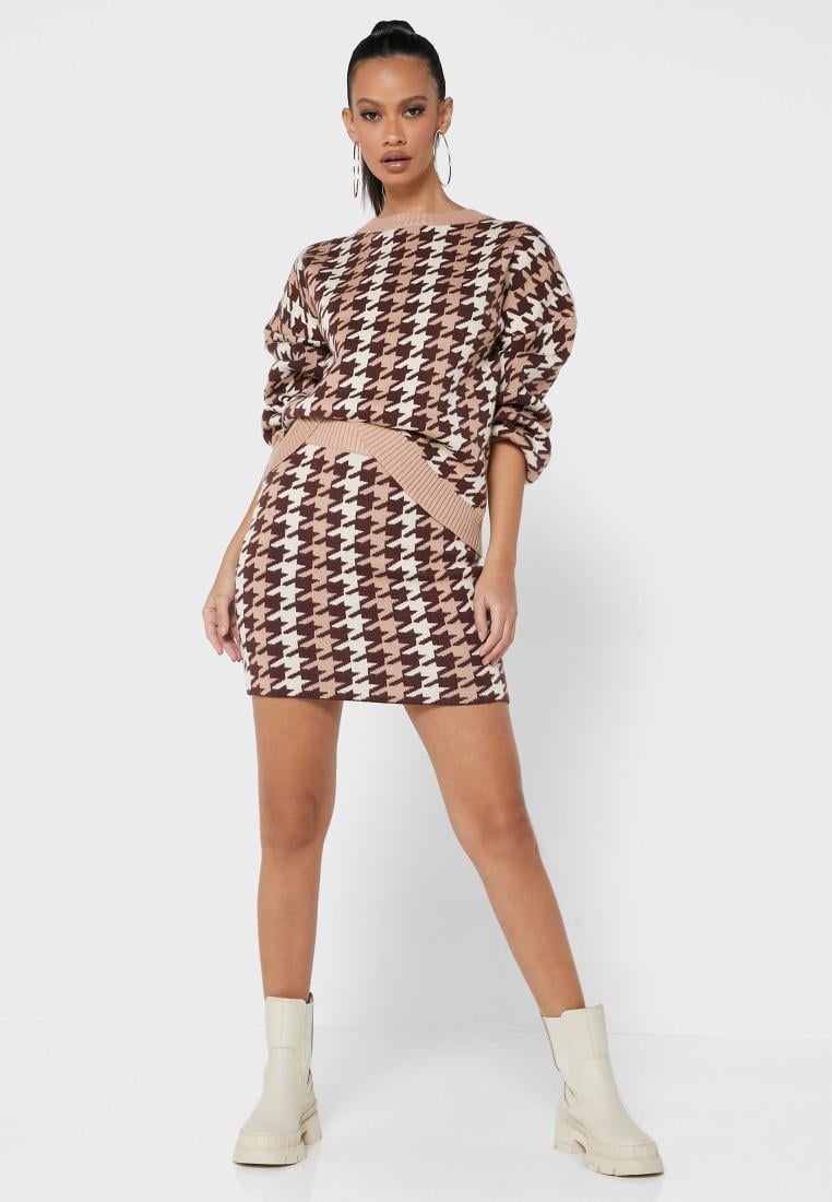 Юбка Missguided WXK2235742 S Коричневый - фото 2 Юбка Missguided WXK2235742 S Коричневый - фото 2