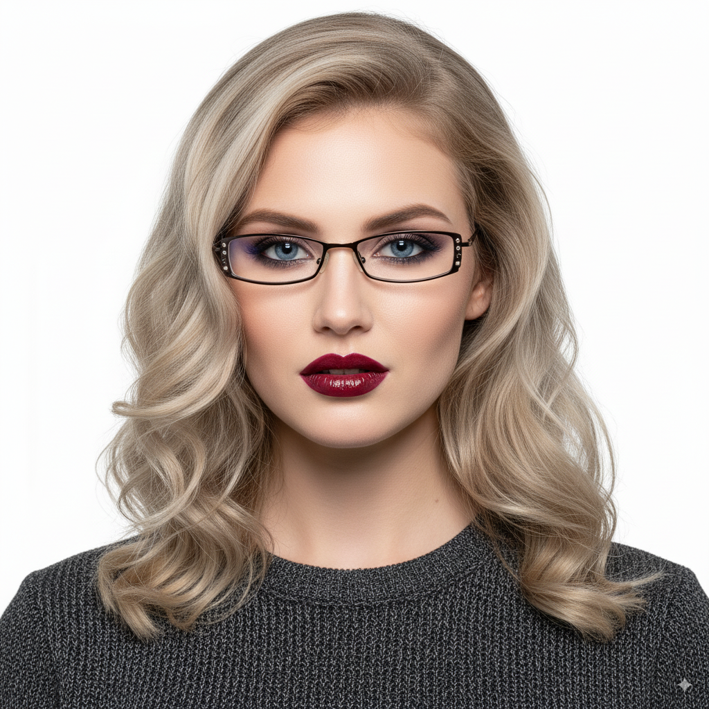 Очки металлические узкие на флексах унисекс С2 -3.25 Коричневый (453)