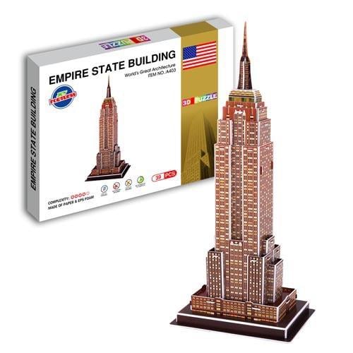 Пазл-конструктор 3D Joy Fortress Эмпайр-Стейт-Билдинг (1950473001)