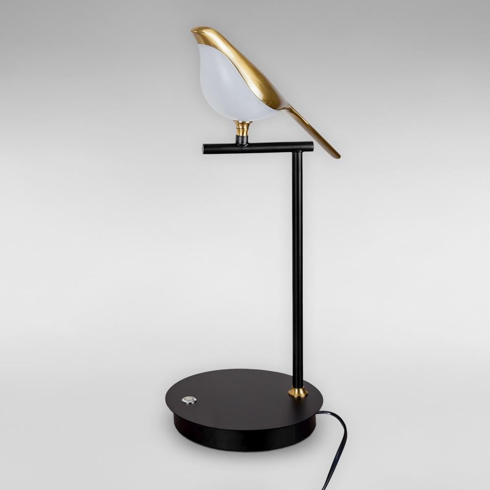 Лампа настольная светодиодная декоративная Light House LS-18956-1 BRZ Led 6W 4000К Черный/Бронзовый